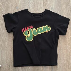 With Jean Top never worn